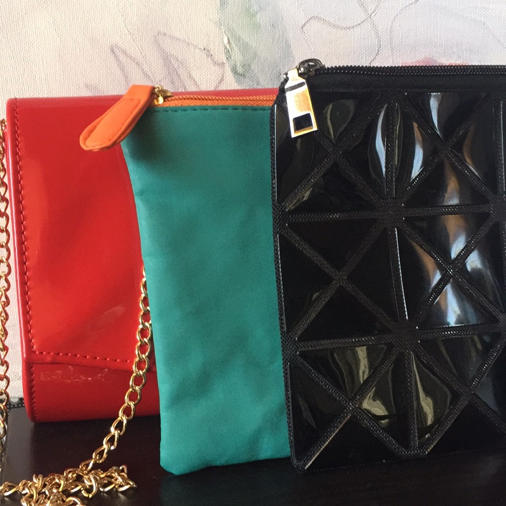 3 for 1 special! Wristlet/clutches
